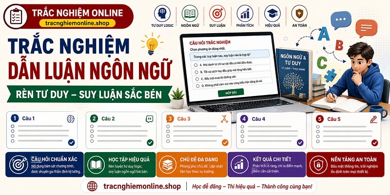 Đề thi trắc nghiệm dẫn luận ngôn ngữ 2026 có đáp án chi tiết